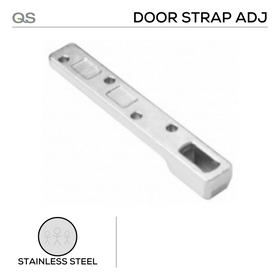 QS8815 door strap ADJ, Door Strap, Double Action, Adjustable, Stainless Steel, QS