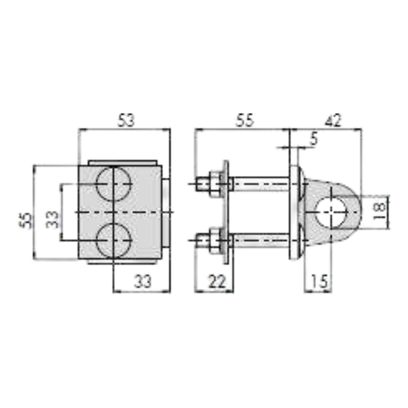 0630018SS, Hardened Steel Hasp (Padlock Accessory), Padlock Excluded, Zink Plated, CISA