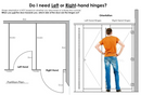 QS Stainless Steel Door Lock extra product view for bathroom doors — strong stainless style, left or right hand.