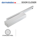 TS91B EMF, Door Closer, Cam Action, Electro Mechanical Hold Open, 950mm (w), Transom Fixing, Door Leaf Fixing, EN 3, Hydraulic Speed Control, Slide Channel, Stainless Steel, DORMAKABA-1