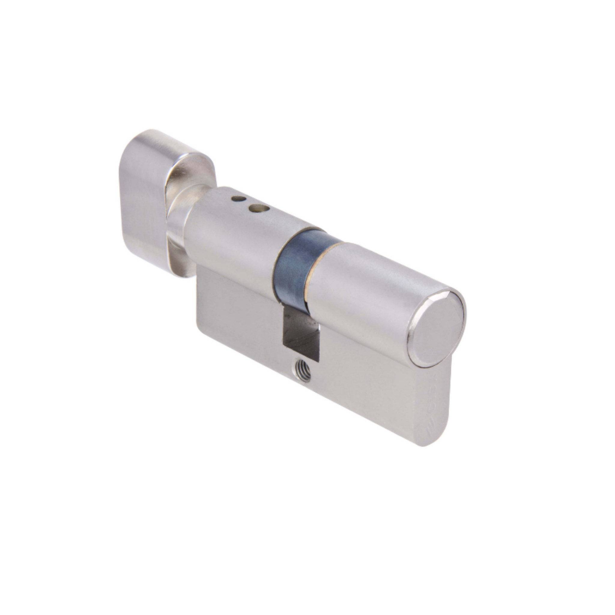 08525-04-00-KD, 61.6mm - 30.8/30.8, Double Cylinder (Bathroom Privacy), C2000, Thumbturn to Coin, Brass, CISA