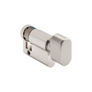 08559-04-00-BLK-KD, 39,5mm - 29.5/10, Half (Single Cylinder), C2000, Thumbturn, Keyed to Differ (Standard), Black, CISA-2