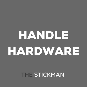 The Stickman Store Door Hardware for doors, main product view with clean, clever, and ready to work.