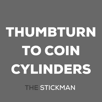 The Stickman Store Cylinder Lock main product view; solid gear with a sharp finish for a better door setup.