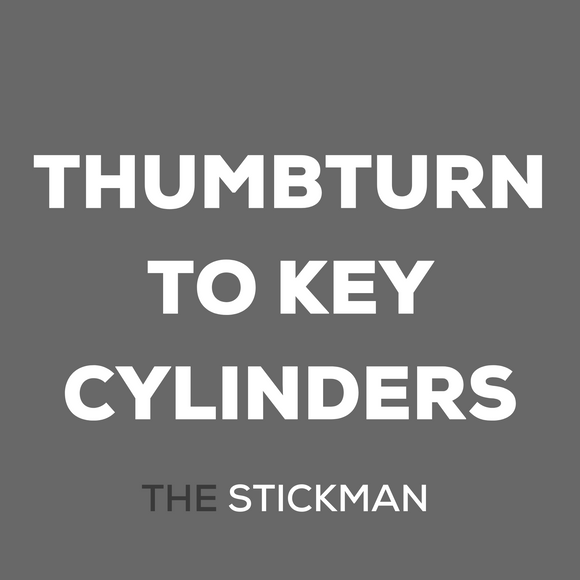 Thumbturn To Key Cylinders