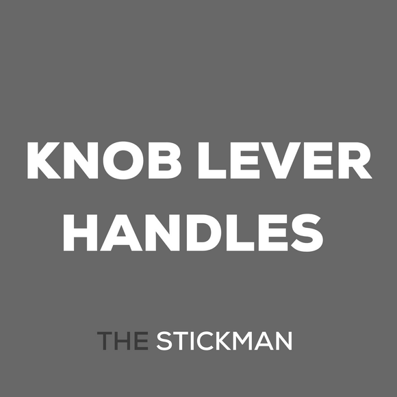 The Stickman Store Lever Handle shown in main product view, giving doors handle game upgraded.