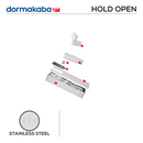 BTS75 DAA HO Set, Floorspring Set, Double Action, Hold Open, 120 kg, 1100mm (w), Aluminium, EN 1-4, Standard, 8062 Top Centre, 7422 Bottom Strap, DORMAKABA-1