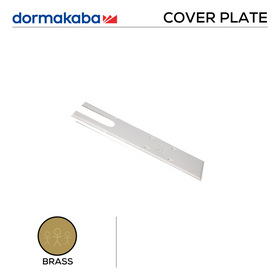 BTS 75V Cover Plate 7510B, Cover Plate, Brass, DORMAKABA