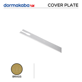 BTS 80 Cover Plate 7410B, Cover Plate, Brass, DORMAKABA