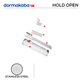 BTS80 DAA EN4 , Floorspring Set, Double Action, Hold Open, 300 kg, 1400mm (w), Aluminium, EN 4, Standard, 8062 Top Centre, 7422 Bottom Strap, DORMAKABA