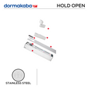 BTS80 SA EN6 LM , Floorspring Set, Single Action, Hold Open, 120 kg, 1400mm (w), Aluminium, EN 6, Standard, LM fittings, 7459 Aluminium Strap, DORMAKABA-1