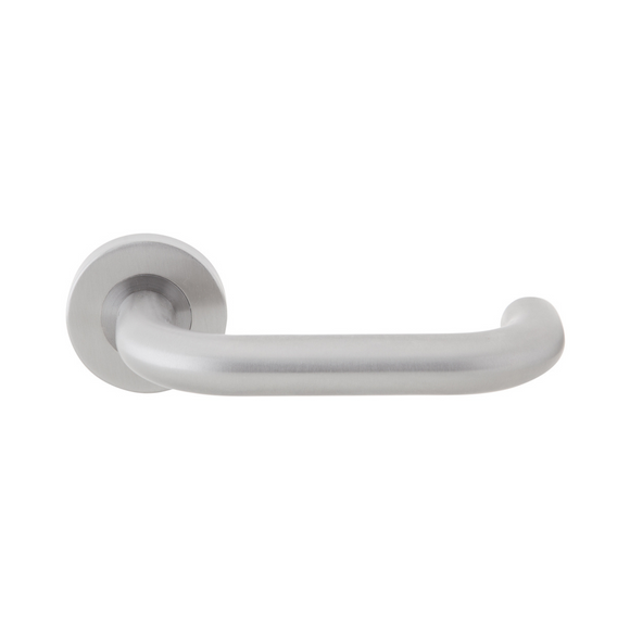 Extra product view of DORMAKABA Stainless Steel Lever Handle, made for commercial security doors with tough stainless shine, 140mm (l).