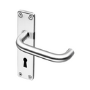 Coupe  Kiruna, Lever Handles, Tubular, On Plate, Stainless Steel, QS-2