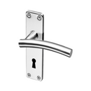 Coupe  Vaasa, Lever Handles, Tubular, On Plate, Stainless Steel, QS-2