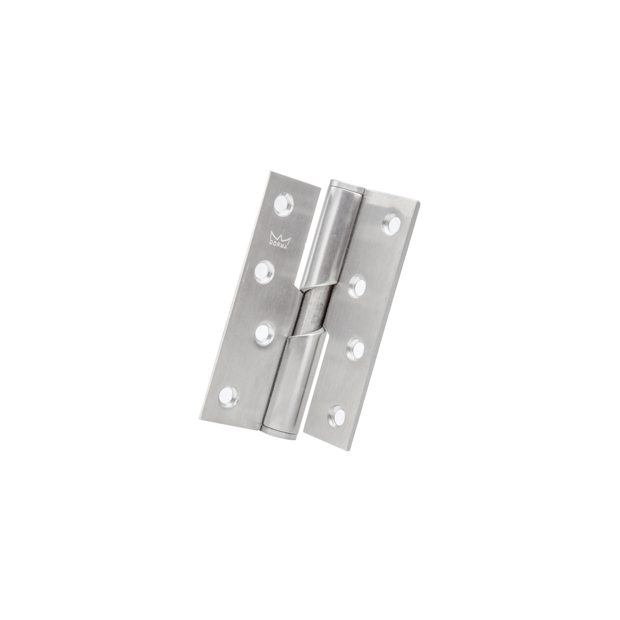 DFL-SS-015 (L) , Falling Butt Hinge, Left Hand, 2 x Hinges (1 Pair), Max Door Weight: 50kg, 102mm (h) x 75mm (w) x 3mm (t), Stainless Steel, DORMAKABA
