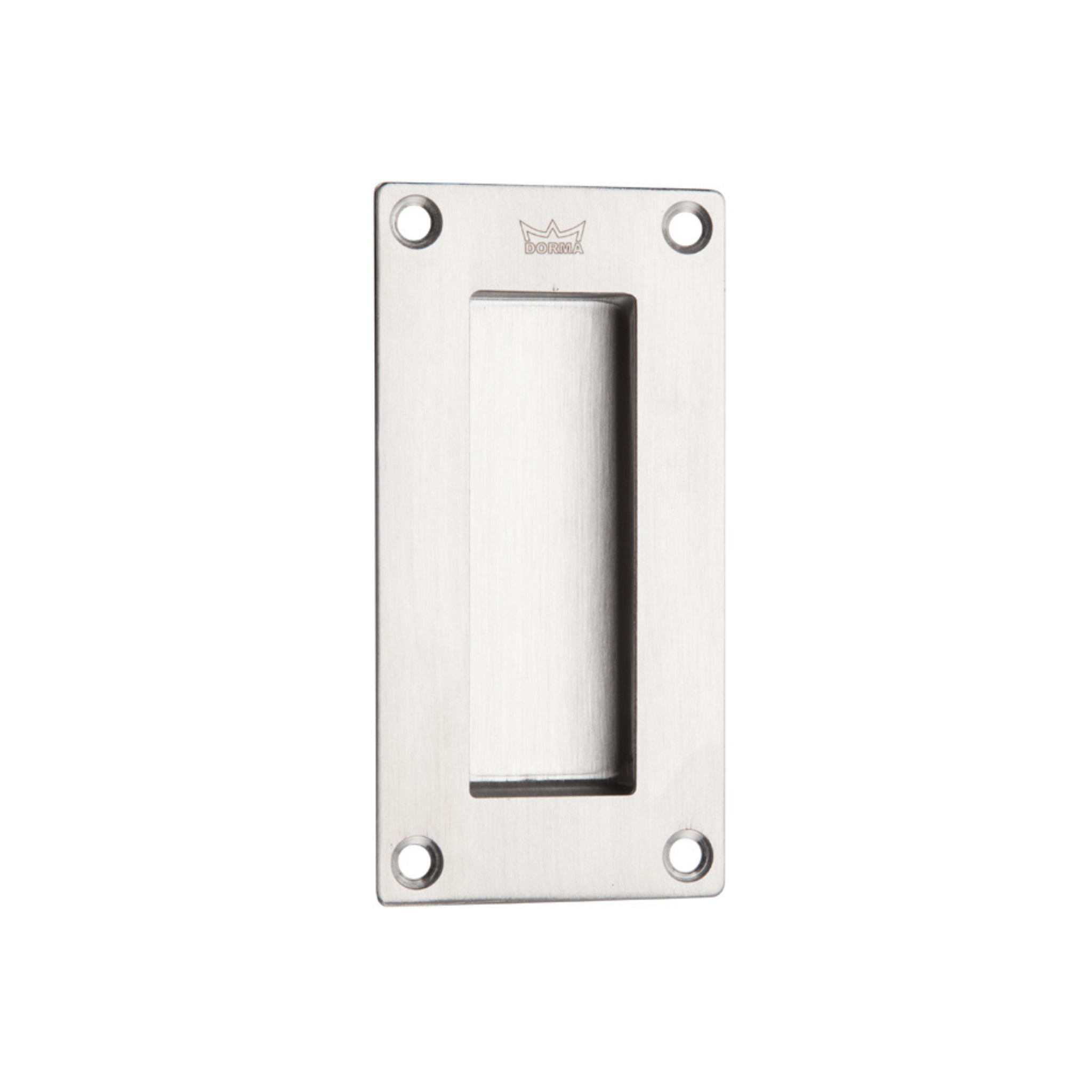 DFP-SS-026, Pull Handle, Recessed, Flush, Rectangular, 102mm (l) x 50mm (w), Stainless Steel, DORMAKABA