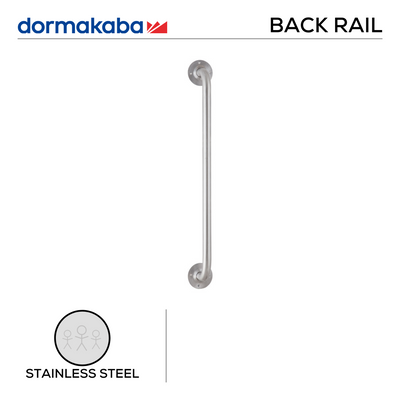 DORMAKABA Stainless Steel Door shown in main product view, giving doors clean stainless confidence, 800mm (l) x 80mm (w).