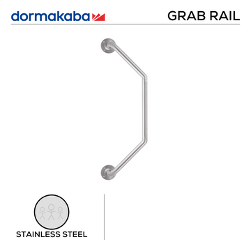 DORMAKABA Stainless Steel Door main product view for doors — strong stainless style, 300x300mm (l).