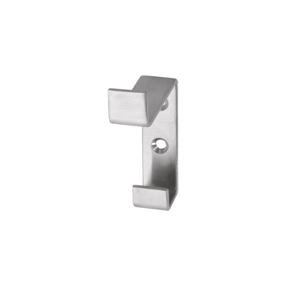 DHC-SS-030-A, Hat & Coat Hook, 80mm (l) x 63mm (w) x 25mm (t), Stainless Steel, DORMAKABA