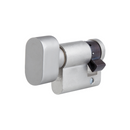 DHK004202, 40mm - 30/10, Half (Single Cylinder), Thumbturn, Matt Black, DORMAKABA-2