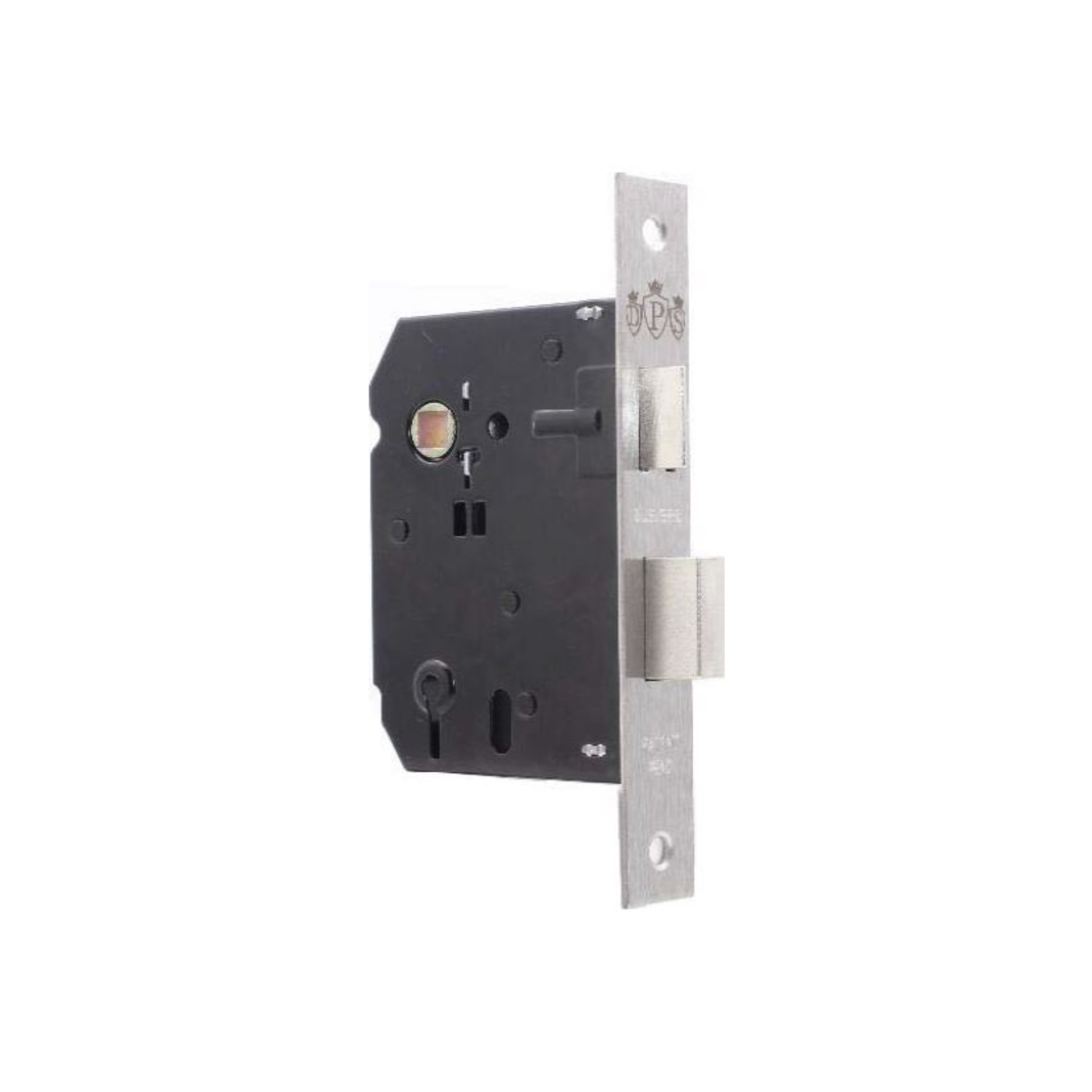 DPS3L-57-SS, Latch & Deadbolt Lock, Lever (Key), 3 Lever Lock, Keyed t ...
