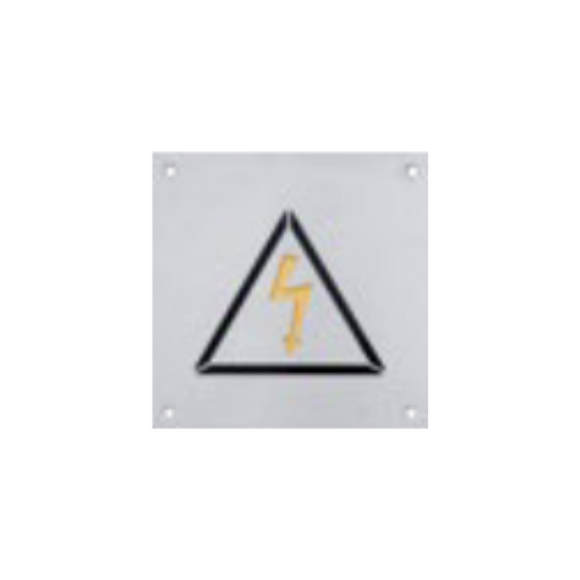 DSS-136, Door Signage, Electrical , 150mm (l), 150mm (w), 1,2mm (t), Stainless Steel, DORMAKABA
