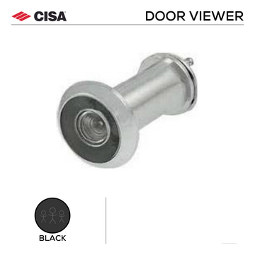 CISA Black Door shown in main product view, giving doors sharp modern attitude, 44mm (l).