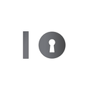 FE.R.K.MBL, Escutcheon, Key, Round, 53mm (h) x 53mm (w) x 8mm (t), Matt Black, CISA-2