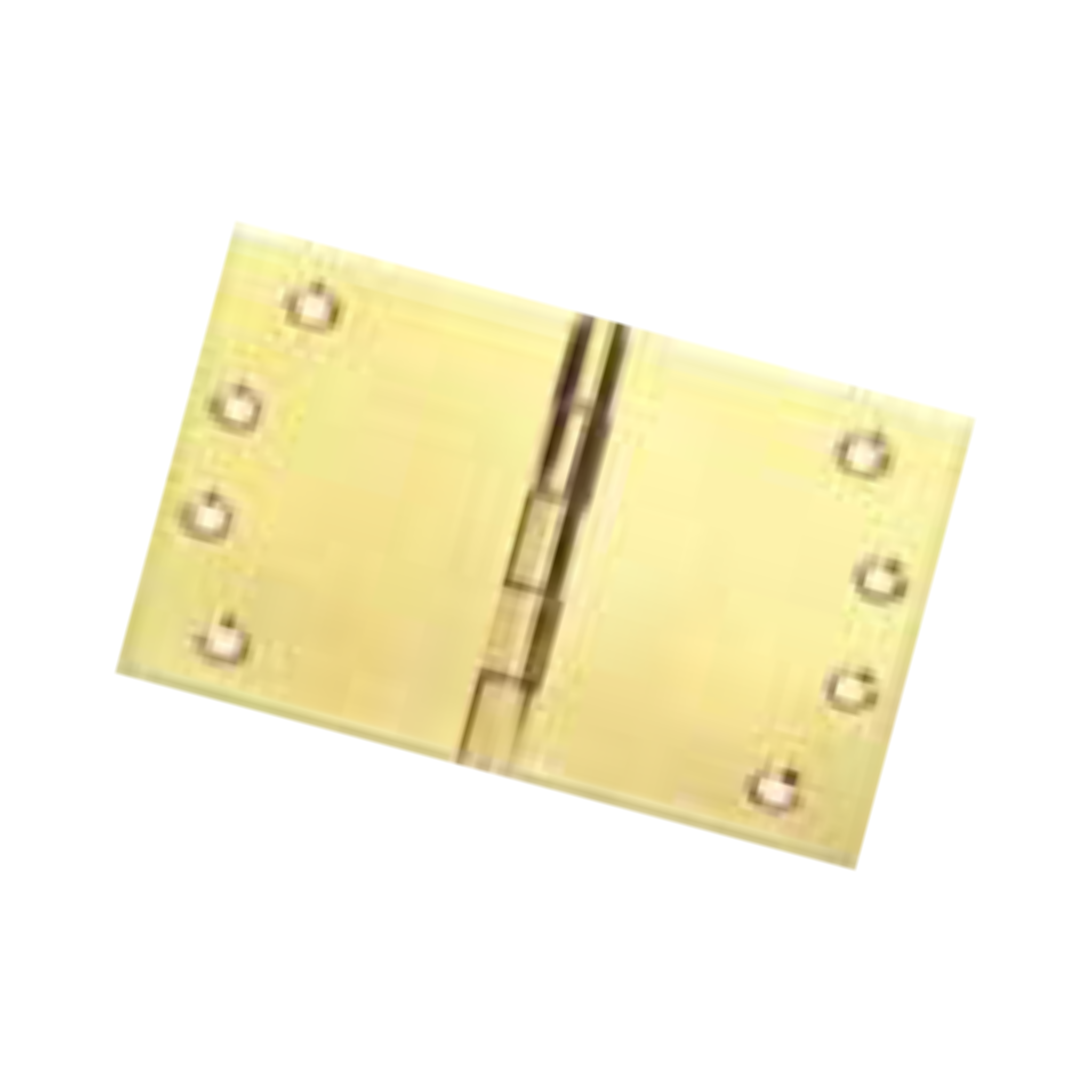 FH200X3, Projection Hinge, 2 x Hinges (1 Pair), 100mm (h) x 200mm (w) x 3.5mm (t), Satin, CISA