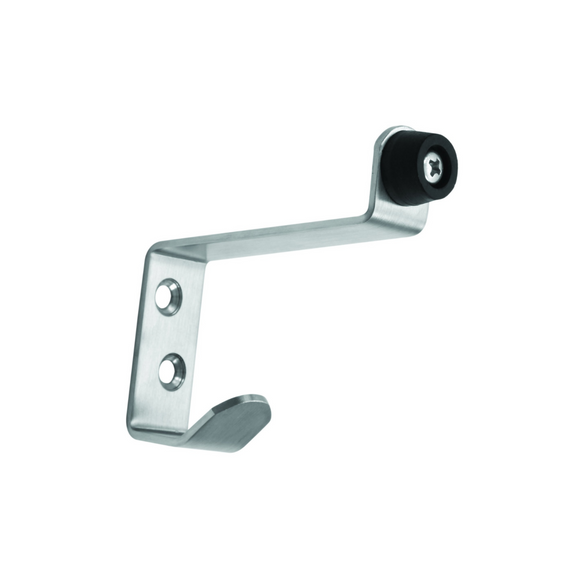 FHACH02.BL, Hat & Coat Hook, Black, CISA
