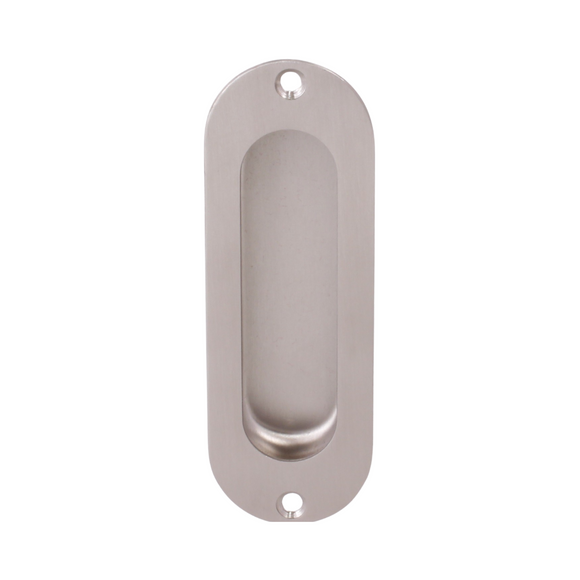 FP02.SS, Flush Pull, Oval, 120mm (l) x 41mm (w), Stainless Steel, CISA
