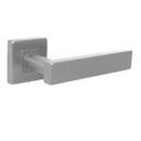 FS202.S._.SS, Lever Handles, Form, On Square Rose, With Escutcheons, Stainless Steel, CISA-2