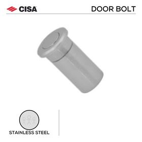 FSWDC.SS, Strike with dust cover, 39mm (l) x 19mm (Ø), 25 Cover 13 Hole, Stainless Steel, CISA