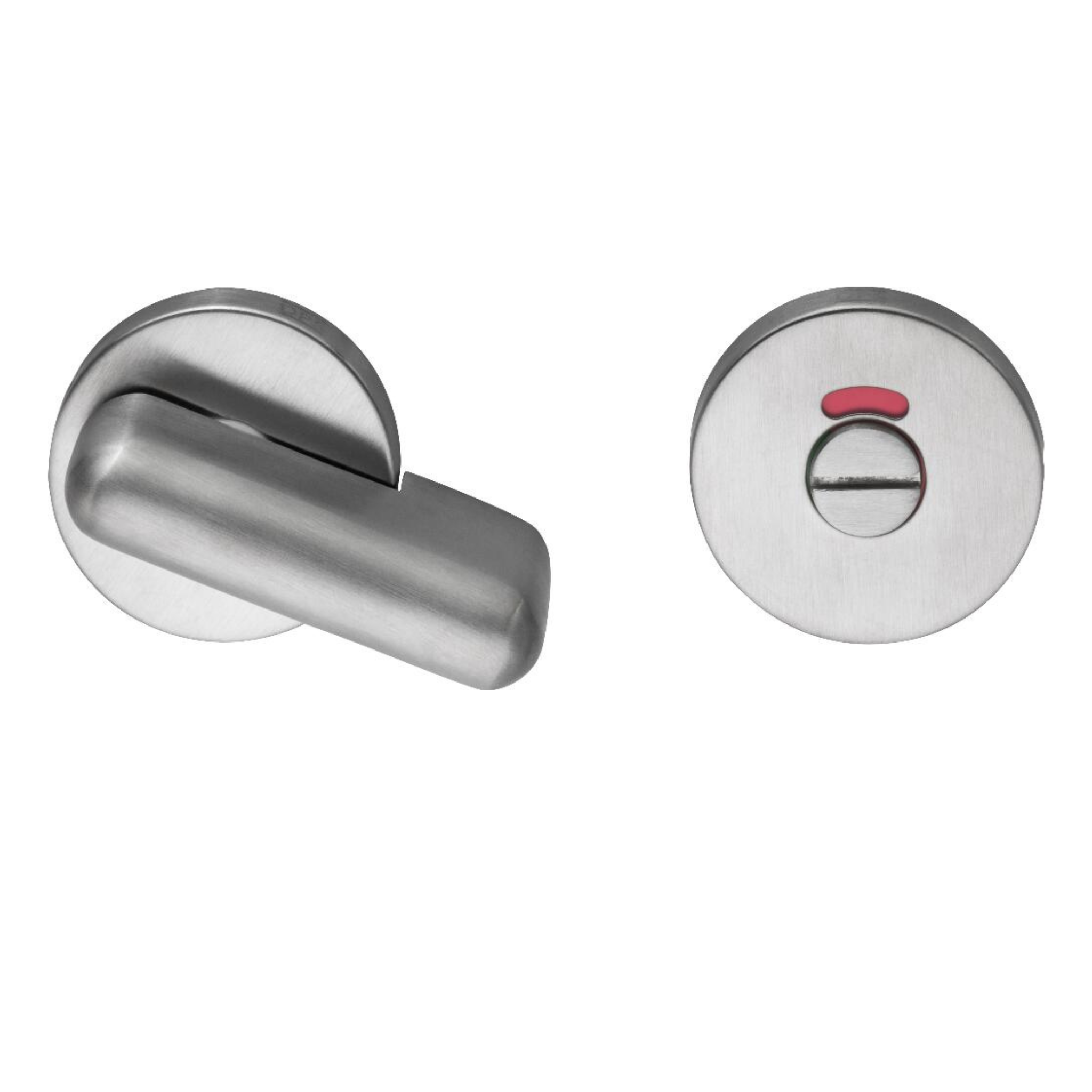 FWC.104.RL.SS, WC Escutcheon, Round Rose, 53mm (h) x 53mm (w) x 8mm (t), Stainless Steel, CISA