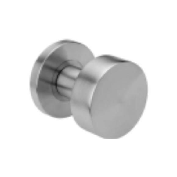 Moss, Lever Handle, Form, On Rose, With Escutcheons, Stainless Steel, Qs