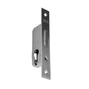 QS Stainless Steel Cylinder Lock hardware detail for bathroom doors — strong stainless style, 35mm (Backset).