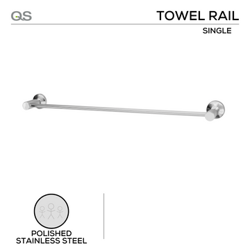 QS Stainless Steel Bathroom Accessories main product view for bathroom doors — strong stainless style.