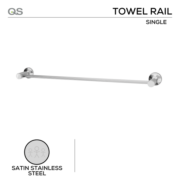 QS Stainless Steel Bathroom Accessories main product view for bathroom doors — strong stainless style.