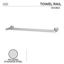 Main product view showing QS Stainless Steel Bathroom Accessories — tough stainless shine for bathroom doors.
