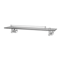 QS1503/SSS, Shelf, Glass, Satin Stainless Steel, QS-2