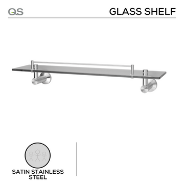 QS Stainless Steel Bathroom Accessories shown in main product view, giving bathroom doors clean stainless confidence.