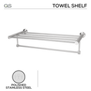 QS Stainless Steel Bathroom Accessories main product view for bathroom doors — strong stainless style.