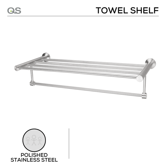 QS Stainless Steel Bathroom Accessories main product view for bathroom doors — strong stainless style.