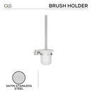QS Stainless Steel Bathroom Accessories main product view for bathroom doors — strong stainless style.
