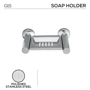 Main product view showing QS Stainless Steel Bathroom Accessories — tough stainless shine for bathroom doors.