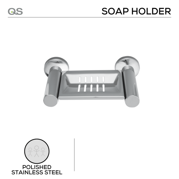 Main product view showing QS Stainless Steel Bathroom Accessories — tough stainless shine for bathroom doors.