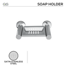 QS Stainless Steel Bathroom Accessories shown in main product view, giving bathroom doors clean stainless confidence.