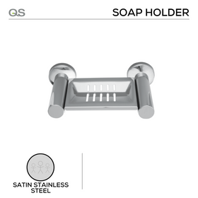QS Stainless Steel Bathroom Accessories shown in main product view, giving bathroom doors clean stainless confidence.