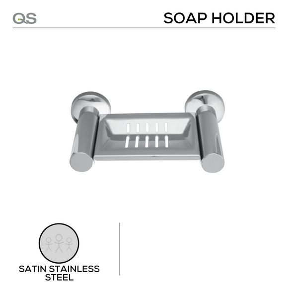 QS Stainless Steel Bathroom Accessories shown in main product view, giving bathroom doors clean stainless confidence.