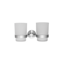 QS1507/SSS, Holder, Double Tumbler, Satin Stainless Steel, QS-2